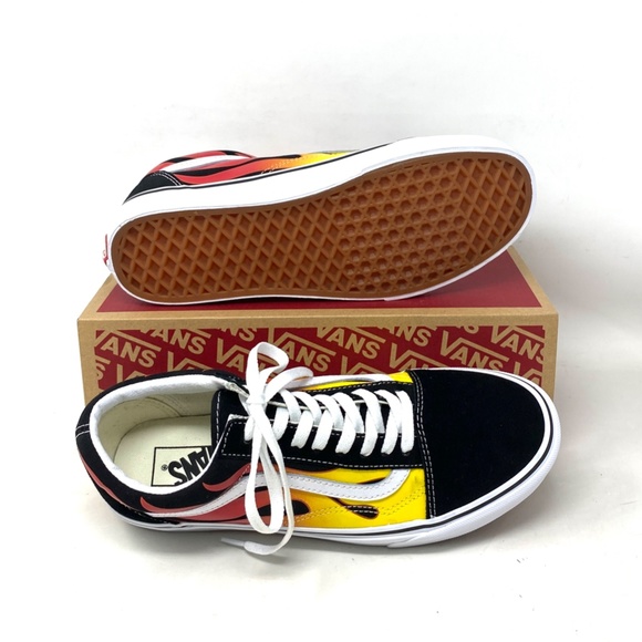 VANS Old Skool Flame Sneakers Low Top Women Size Shoes Suede Canvas VN0A38G1PHN - Picture 3 of 11